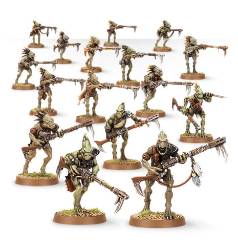 Dit is een afbeelding van het miniatuur Kroot Carnivore Squad - Tau Empire voor het spel Warhammer, te koop bij Tabletop Miniature Wargames spellenwinkel Speldorado in delft