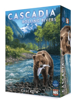 Dit is een foto van het spel Cascadia Rolling Rivers te koop bij Speldorado Spellenwinkel Delft