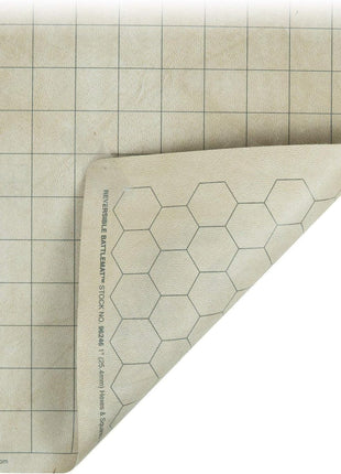 Reversible Megamat 1 inch Squares en 1 inch Hexes