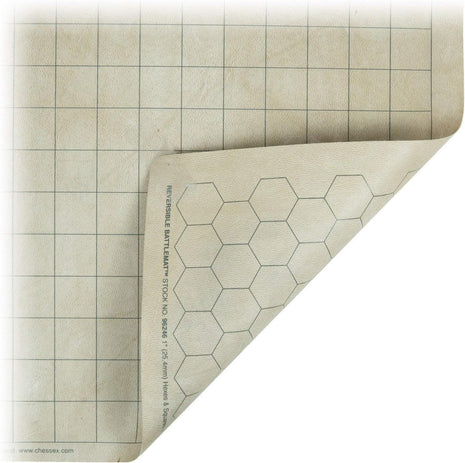 Reversible Megamat 1 inch Squares en 1 inch Hexes