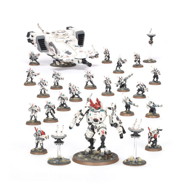 Dit is een foto van het spel Combat Patrol - Tau Empire te koop bij Speldorado Spellenwinkel Delft