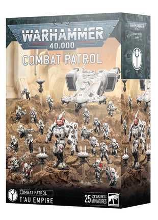 Dit is een afbeelding van het miniatuur Combat Patrol - Tau Empire voor het spel Warhammer, te koop bij Tabletop Miniature Wargames spellenwinkel Speldorado in delft