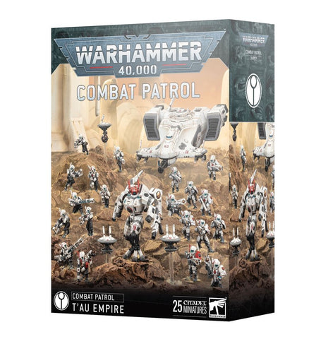 Dit is een afbeelding van het miniatuur Combat Patrol - Tau Empire voor het spel Warhammer, te koop bij Tabletop Miniature Wargames spellenwinkel Speldorado in delft