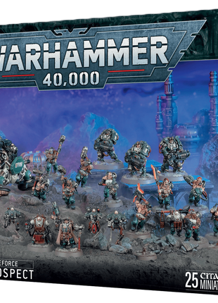 Dit is een afbeelding van het miniatuur Cthonian Prospect - Leagues Of Votann voor het spel Warhammer, te koop bij Tabletop Miniature Wargames spellenwinkel Speldorado in delft