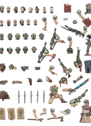 Dit is een afbeelding van het miniatuur Cadian Upgrades - Astra Militarum voor het spel Warhammer, te koop bij Tabletop Miniature Wargames spellenwinkel Speldorado in delft