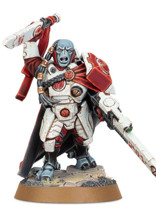 Dit is een afbeelding van het miniatuur Cadre Fireblade - Tau Empire voor het spel Warhammer, te koop bij Tabletop Miniature Wargames spellenwinkel Speldorado in delft