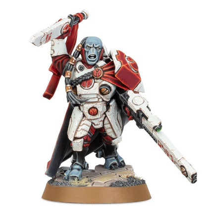 Dit is een afbeelding van het miniatuur Cadre Fireblade - Tau Empire voor het spel Warhammer, te koop bij Tabletop Miniature Wargames spellenwinkel Speldorado in delft