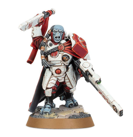 Dit is een afbeelding van het miniatuur Cadre Fireblade - Tau Empire voor het spel Warhammer, te koop bij Tabletop Miniature Wargames spellenwinkel Speldorado in delft