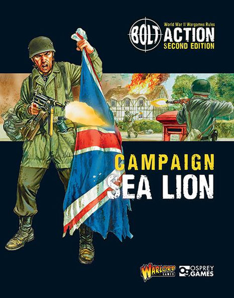 Campaign Operation Sea lion voor Bolt Action - boeken rulebook schaal 1:58 miniatuur