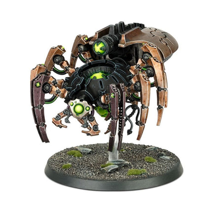 Dit is een afbeelding van het miniatuur Canoptek Spyder - Necrons voor het spel Warhammer, te koop bij Tabletop Miniature Wargames spellenwinkel Speldorado in delft