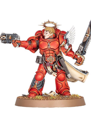 Dit is een afbeelding van het miniatuur Captain - Blood Angels voor het spel Warhammer, te koop bij Tabletop Miniature Wargames spellenwinkel Speldorado in delft
