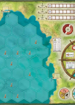 Dit is een foto van het spel Captains of the Gulf EN te koop bij Speldorado Spellenwinkel Delft