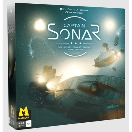 Captain Sonar 2nd Edition EN – gezellig bordspel – 2 tot 8 spelers
