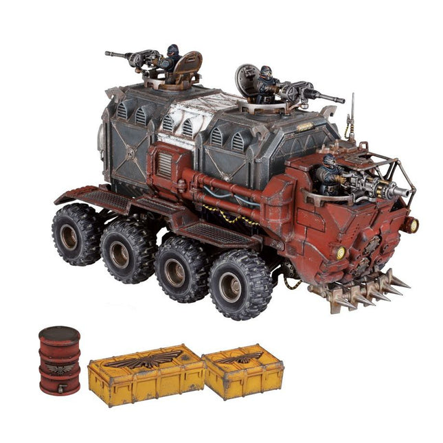 Dit is een foto van het spel Cargo-8 Ridgehauler - Necromunda te koop bij Speldorado Spellenwinkel Delft