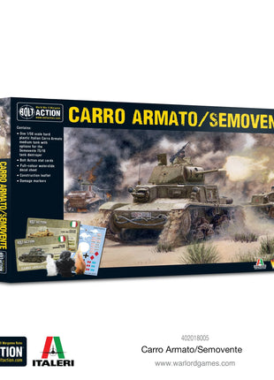 Carro Armato/Semovente voor Bolt Action - italianen vehicle schaal 1:58 miniatuur