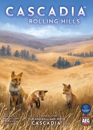 Dit is een foto van het spel Cascadia - Rolling Hills - NL te koop bij Speldorado Spellenwinkel Delft