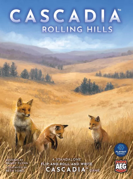 Dit is een foto van het spel Cascadia - Rolling Hills - NL te koop bij Speldorado Spellenwinkel Delft