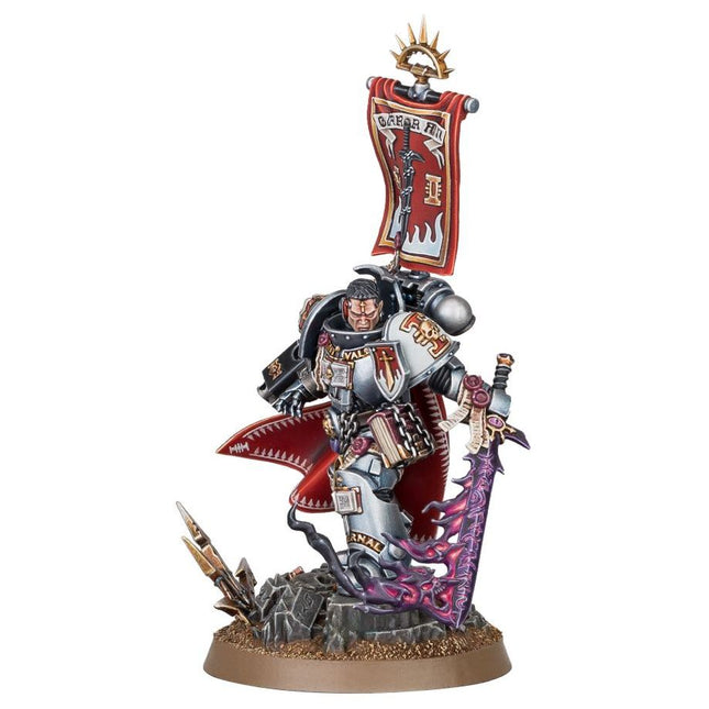 Dit is een foto van het spel Grey Knightscastellan Crowe - Grey Knights te koop bij Speldorado Spellenwinkel Delft