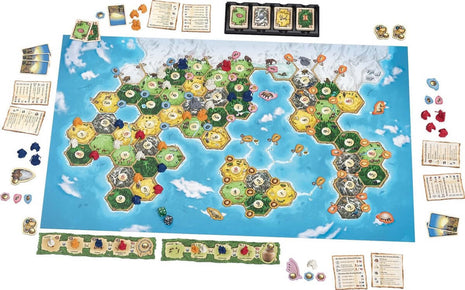 Dit is een foto van het spel Opmars Van De Mensheid - Catan te koop bij Speldorado Spellenwinkel Delft
