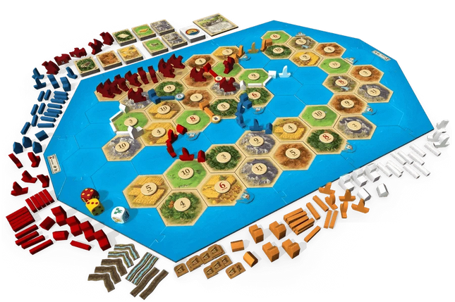 Dit is een foto van het spel Schatten, Draken & Ontdekkingsreizigers - Catan te koop bij Speldorado Spellenwinkel Delft