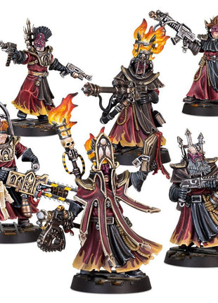 Dit is een afbeelding van het miniatuur Cawdor Redemptionists - Necromunda voor het spel Warhammer, te koop bij Tabletop Miniature Wargames spellenwinkel Speldorado in delft
