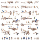 Dit is een foto van het spel Cawdor Weapons & Upgrades - Necromunda te koop bij Speldorado Spellenwinkel Delft