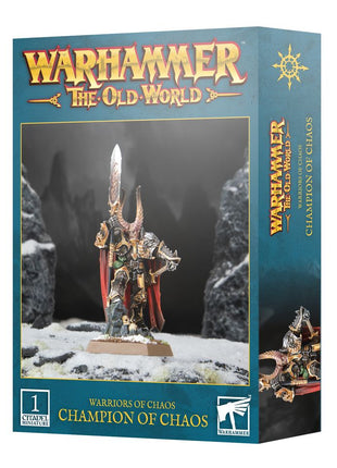 Warhammer: The Old World Champion Of Chaos - Warriors of Chaos – fantasy miniaturen set Warhammer: The Old World Champion Of Chaos - Warriors of Chaos – fantasy miniaturen set
