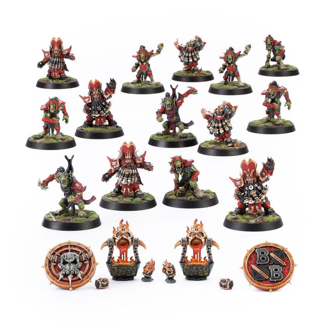 Dit is een foto van het spel Chaos dwarf Team - Blood Bowl te koop bij Speldorado Spellenwinkel Delft