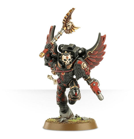 Dit is een afbeelding van het miniatuur Chaplain With Jump Pack - Blood Angels voor het spel Warhammer, te koop bij Tabletop Miniature Wargames spellenwinkel Speldorado in delft