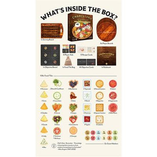 Dit is een foto van het spel Charcuterie The Board Game te koop bij Speldorado Spellenwinkel Delft
