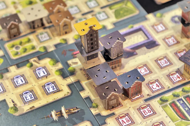 Dit is een foto van het spel Chartered : Building Amsterdam te koop bij Speldorado Spellenwinkel Delft