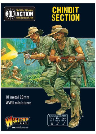 Chindit Section voor Bolt Action - engelsen infantry schaal 1:58 miniatuur