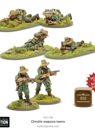 Dit is een foto van het spel Chindit Weapons Teams te koop bij Speldorado Spellenwinkel Delft