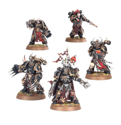 Dit is een afbeelding van het miniatuur Chosen - Chaos Space Marines voor het spel Warhammer, te koop bij Tabletop Miniature Wargames spellenwinkel Speldorado in delft
