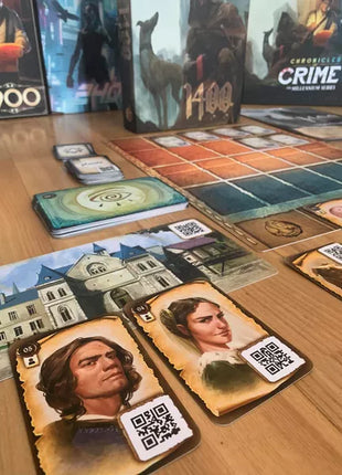 Dit is een foto van het spel Chronicles of Crime 1400 - EN te koop bij Speldorado Spellenwinkel Delft