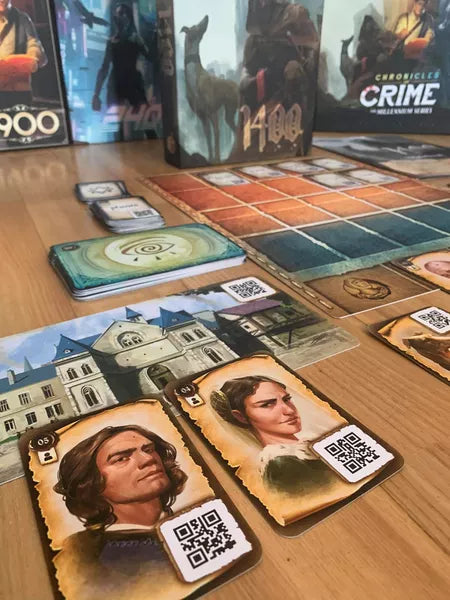 Dit is een foto van het spel Chronicles of Crime 1400 - EN te koop bij Speldorado Spellenwinkel Delft