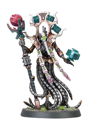 Dit is een afbeelding van het miniatuur Chronomancer - Necrons voor het spel Warhammer, te koop bij Tabletop Miniature Wargames spellenwinkel Speldorado in delft
