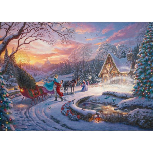 Cinderella bringing home the tree