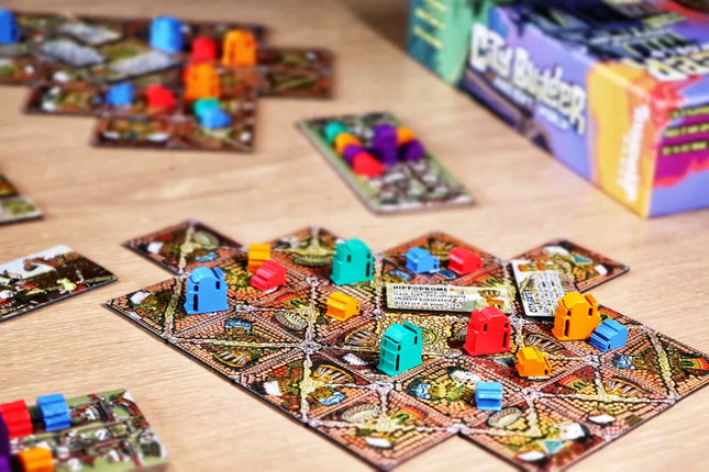 Dit is een foto van het spel City Builder Ancient City - EN te koop bij Speldorado Spellenwinkel Delft