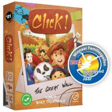 Click! The Great Wall - NL - EN – gezellig kaartspel – 3 tot 4 spelers