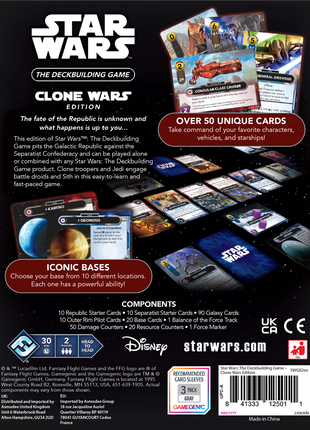 Star Wars, Clone Wars The Deckbuilding Game EN