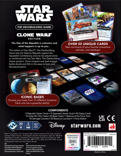 Star Wars, Clone Wars The Deckbuilding Game EN