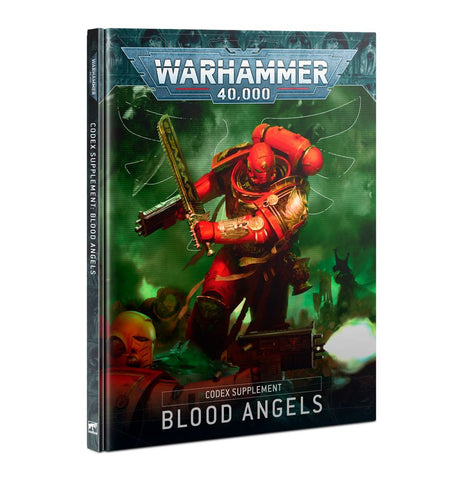 Dit is een afbeelding van het miniatuur Codex Supplement blood Angels (Eng) - Space Marines voor het spel Warhammer, te koop bij Tabletop Miniature Wargames spellenwinkel Speldorado in delft