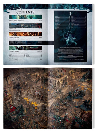 Dit is een afbeelding van het miniatuur Codex: Drukhari voor het spel Warhammer, te koop bij Tabletop Miniature Wargames spellenwinkel Speldorado in delft