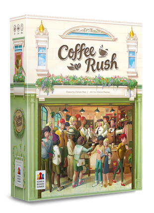 Coffee Rush - NL – gezellig bordspel – 2 tot 4 spelers