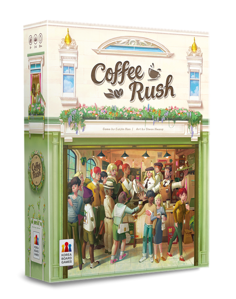 Coffee Rush - NL – gezellig bordspel – 2 tot 4 spelers
