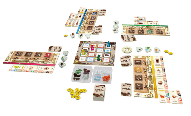 Dit is een foto van het spel Coffee Rush te koop bij Speldorado Spellenwinkel Delft