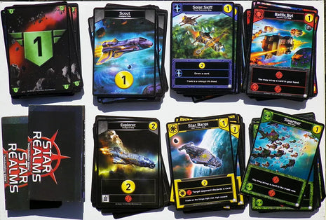 Dit is een foto van het spel Star Realms Deckbuilding Game - Colony Wars te koop bij Speldorado Spellenwinkel Delft