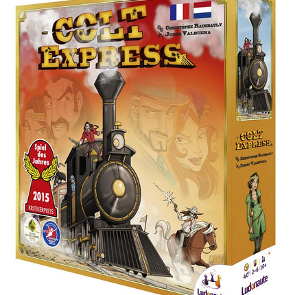 Dit is een foto van het spel Colt Express.