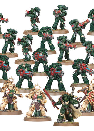 Dit is een afbeelding van het miniatuur Combat Patrol - Dark Angels voor het spel Warhammer, te koop bij Tabletop Miniature Wargames spellenwinkel Speldorado in delft